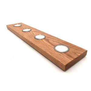 4 Sizes - Solid Oak Tealight holder - FOWLERS
