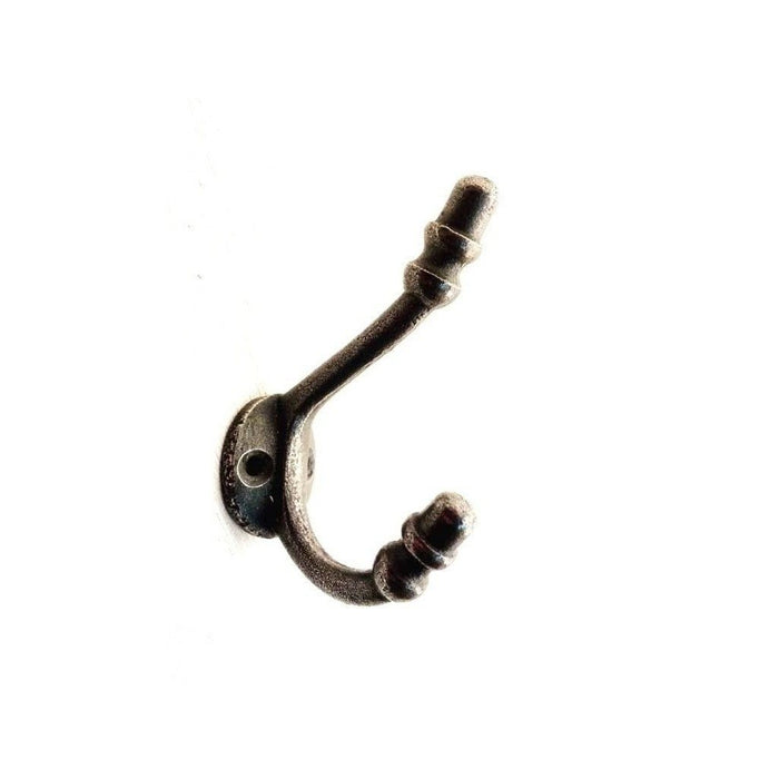 Cast Iron coat hook - ACORN CHILDRENS STYLE (Small) - Natural Polished finish.