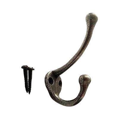 Cast Iron hooks - CHILDRENS STYLE ( SMALL ) -Natural polished