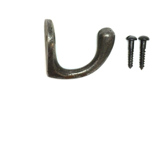 Cast Iron hooks - KEY STYLE - Natural polished finshed - FOWLERS