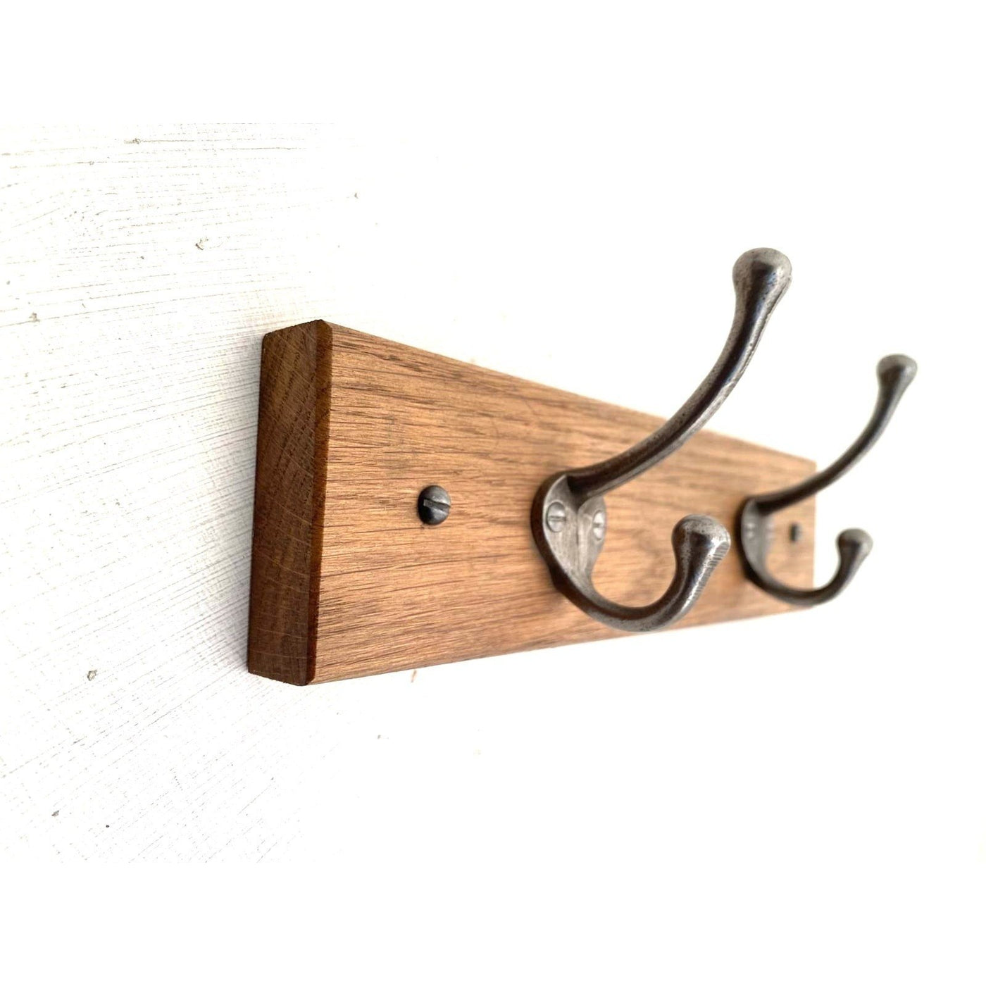 Wall coat rack  solid wood hooks